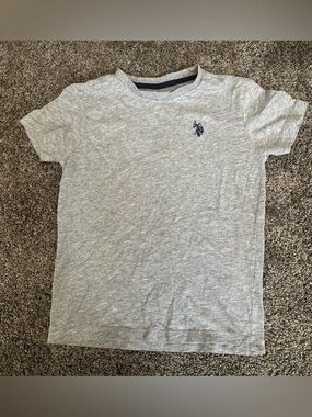 U.S. Polo Assn. Gray Top Size Small 0423